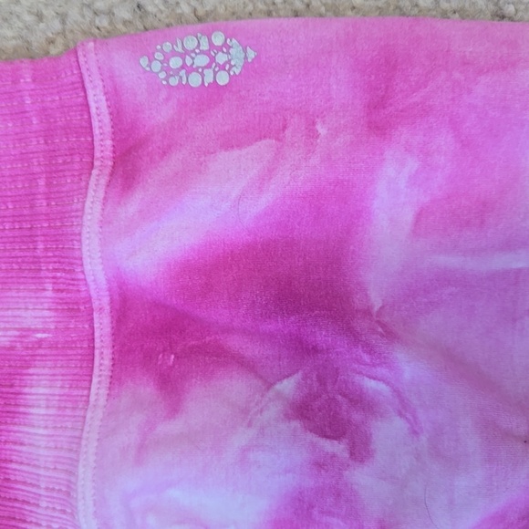 Free People Movment Good Karma Tie-Dye Leggings In Vivacious Pink Size XS/Small - Picture 3 of 11